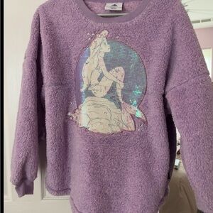 Disney The Little Mermaid Purple Sweatshirt